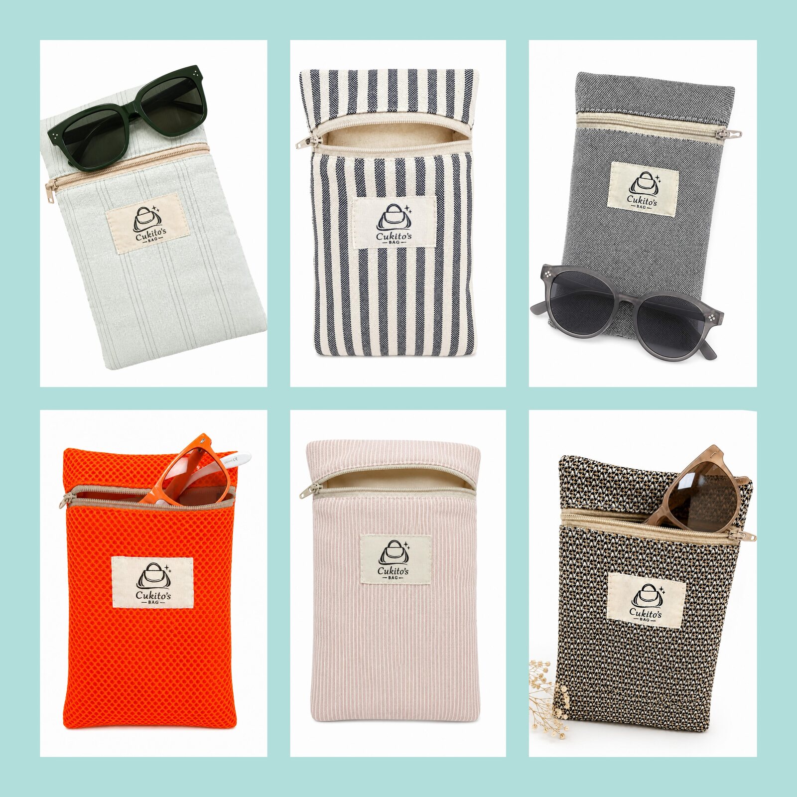 Colección de fundas de gafas de Cukito's Bag