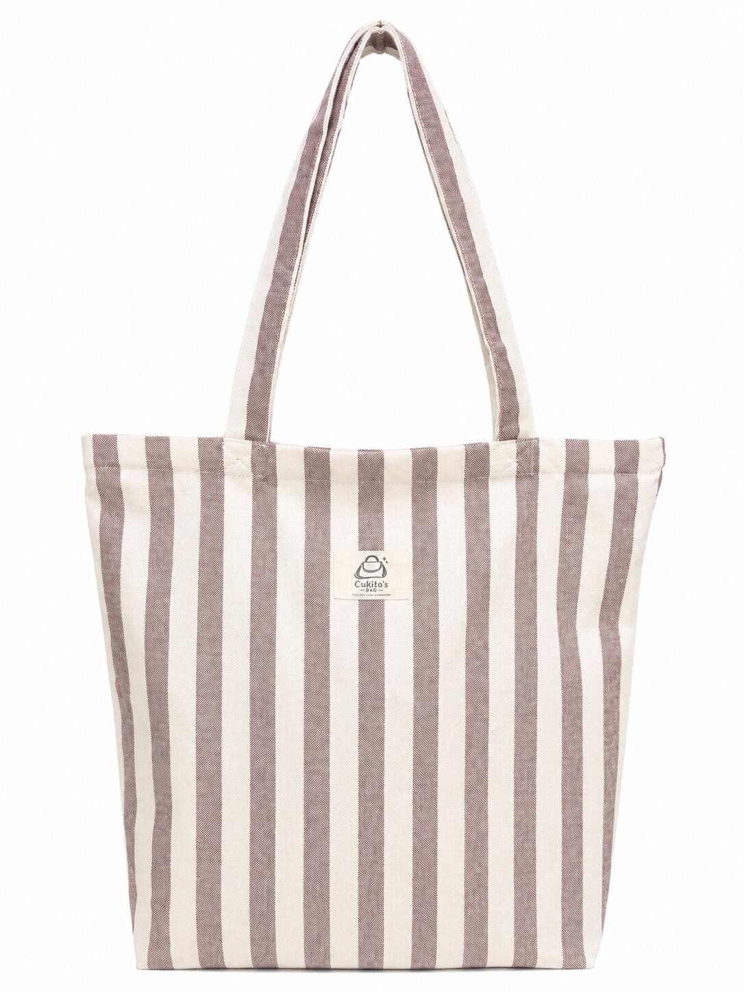 Bolsa Grande Con Cremallera Arena