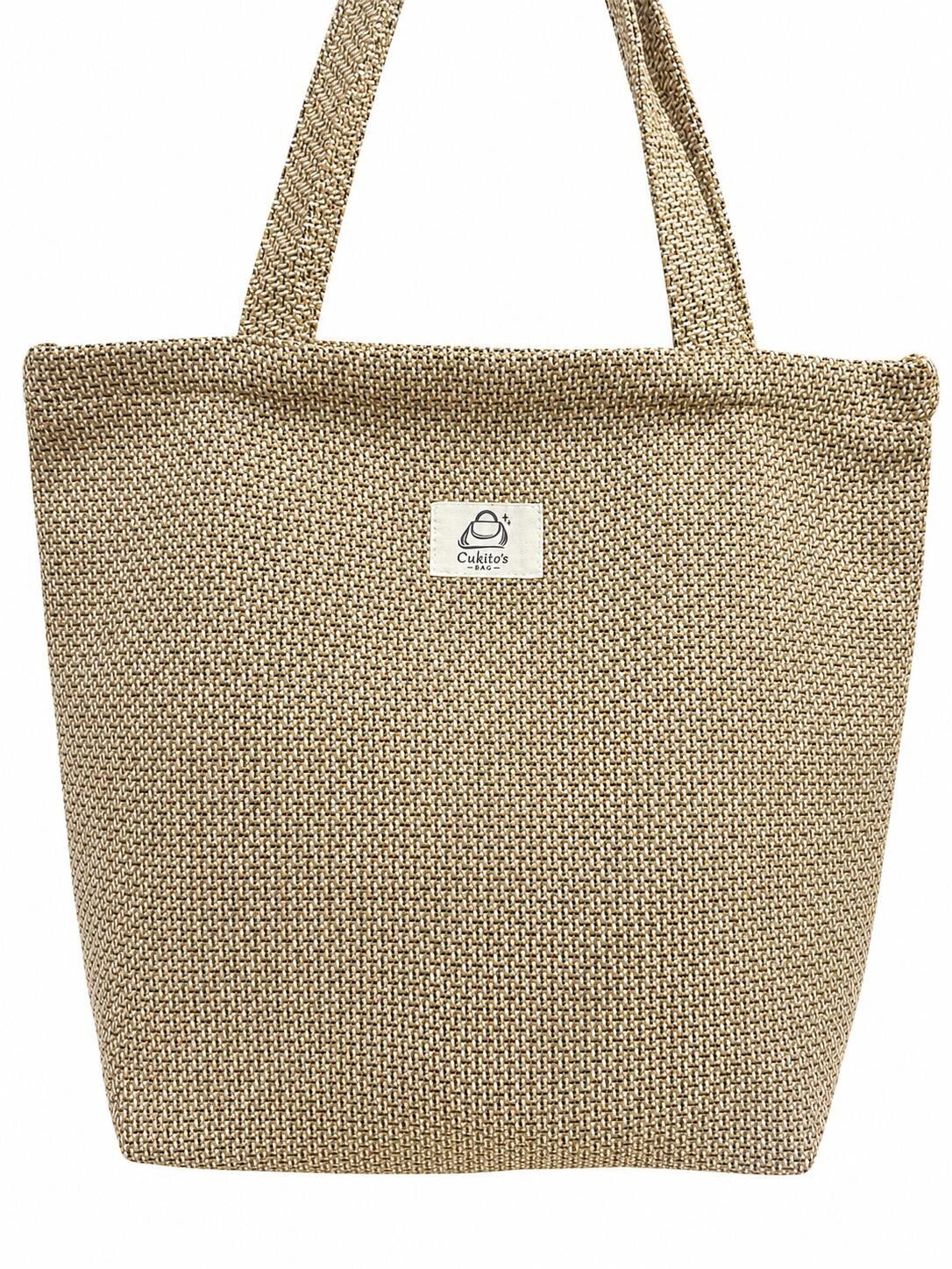 Bolsa Grande Con Cremallera Azuria Mostaza