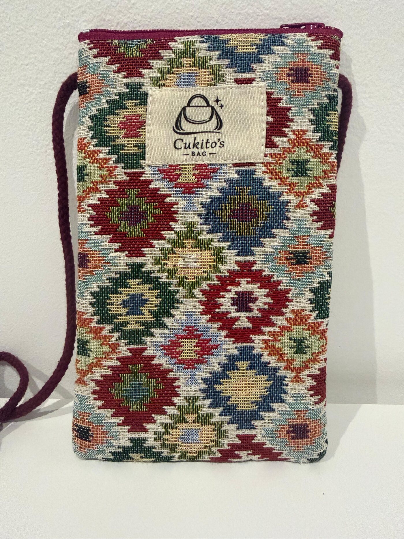 Bolsito Porta Móvil Aria (Cremallera Morada)
