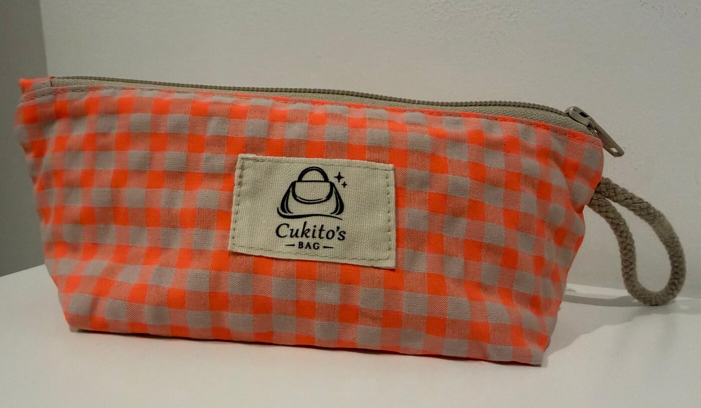 Estuche Vichy Coral