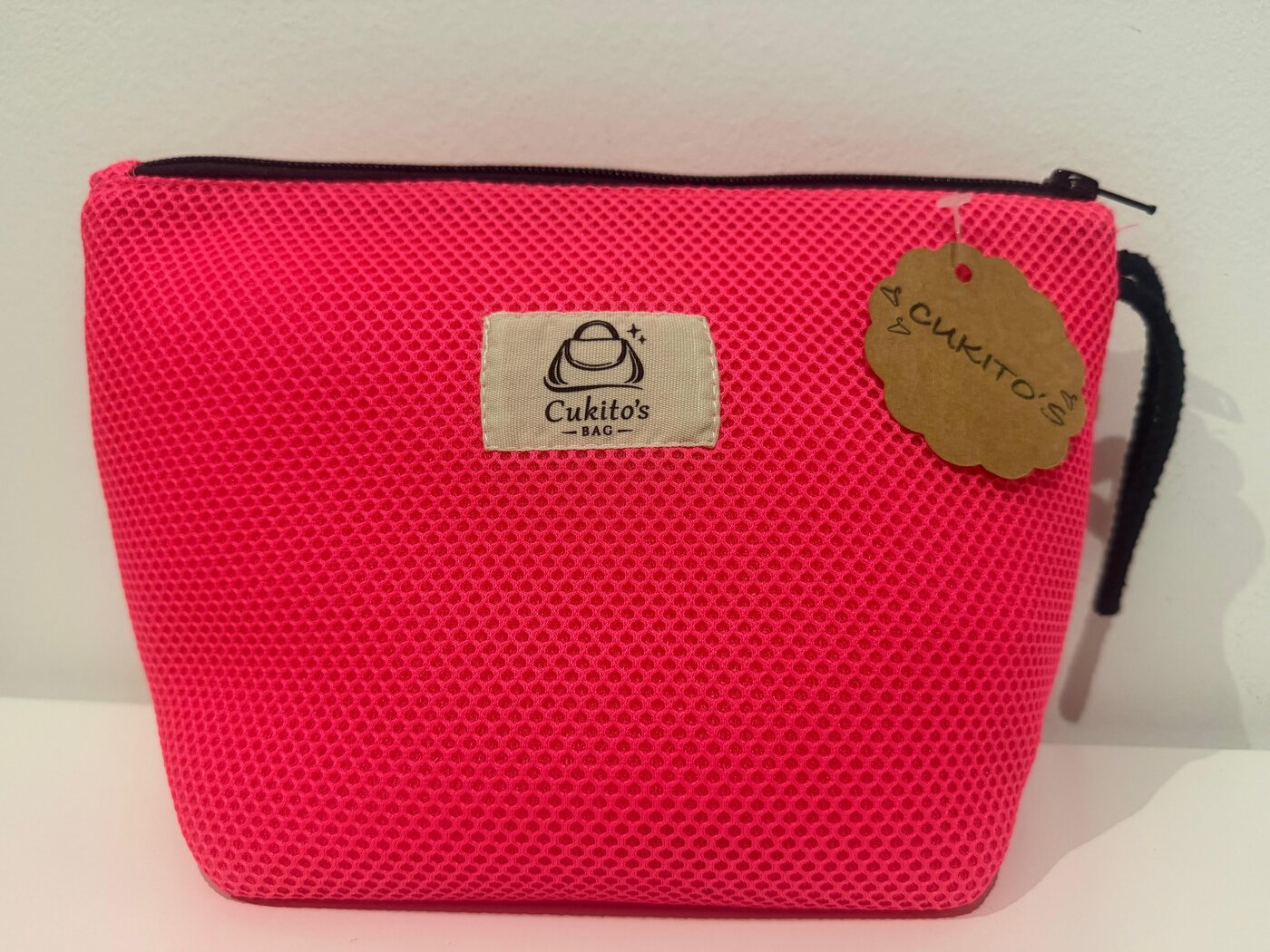 Neceser Grande Pink Glow (Cremallera Negra)