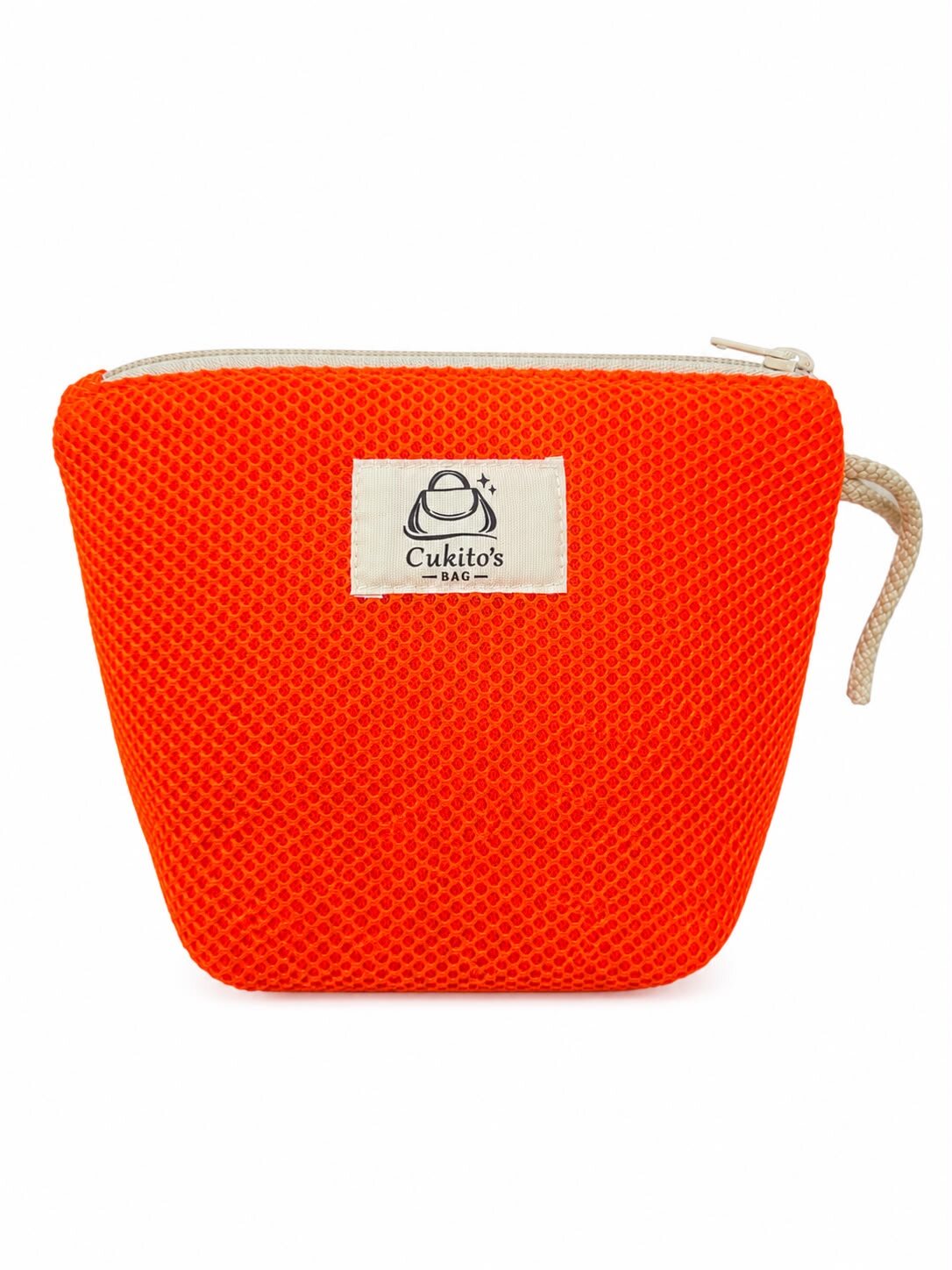 Neceser Pequeño Naranja Flúor