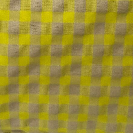 Tela Vichy Amarillo Pastel